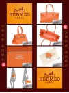 HERMES JPG SHOULDER BIRKIN (Pre-owned) - Orange, Clemence leather, Phw